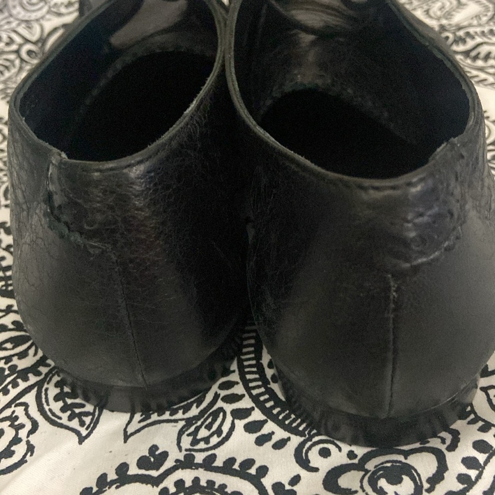 BALENCIAGA LEATHER VINTAGE LACE UP SHOES SIZE 41 - Picture 4 of 11